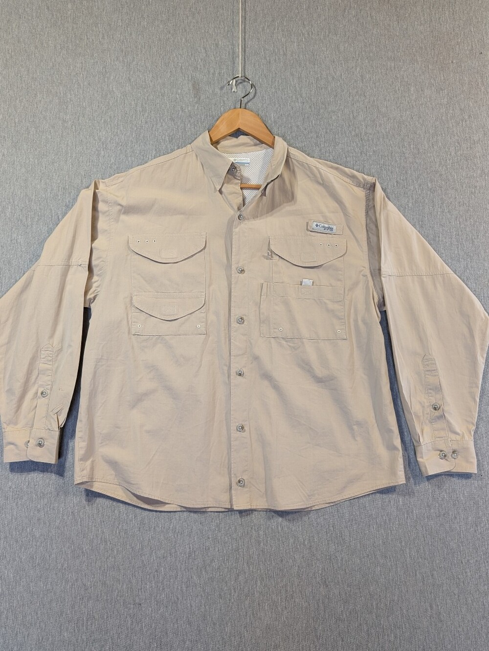 Columbia PFG Fishing Short Men's Medium Tan Performance